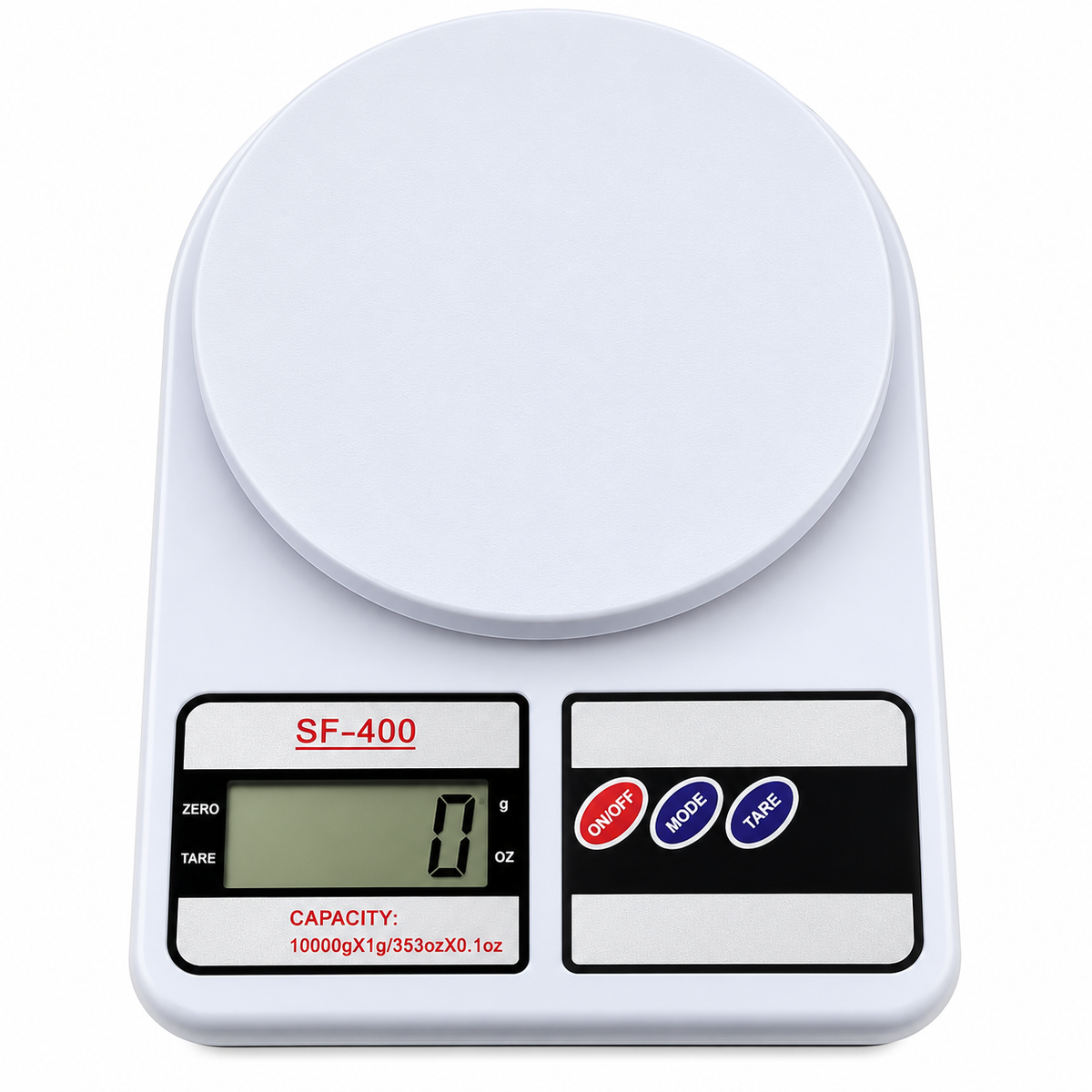 Balanza Digital de Cocina SF-400 10 kg con Función Tara