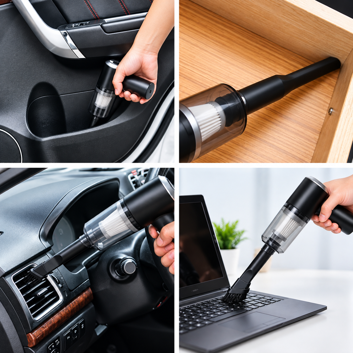 Aspiradora Portátil Inalámbrica Para Auto y Hogar Recargable