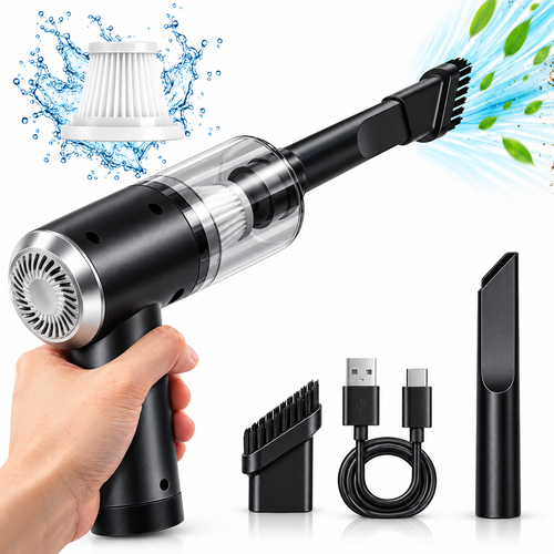 Aspiradora Portátil Inalámbrica Para Auto y Hogar Recargable