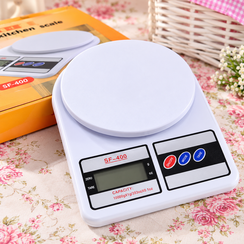 Balanza Digital de Cocina SF-400 10 kg con Función Tara